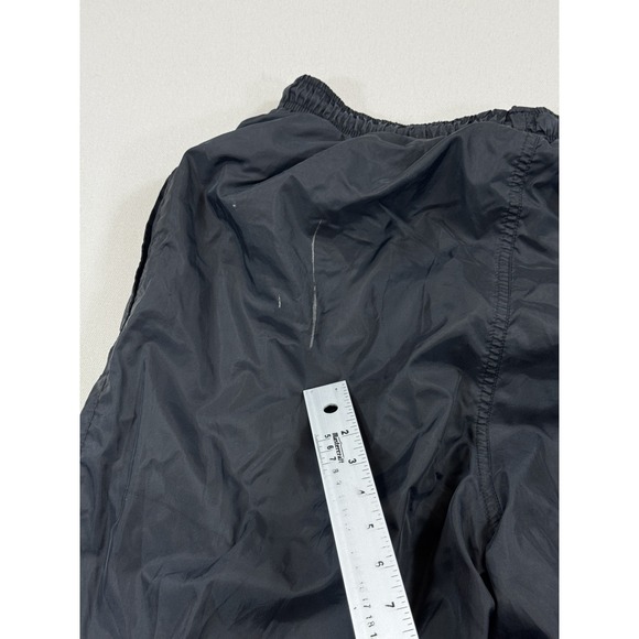 Adidas Track Pants Vintage 90s Women's Medium Black Windbreaker Y2K Baggy Lined‎ - Picture 12 of 12